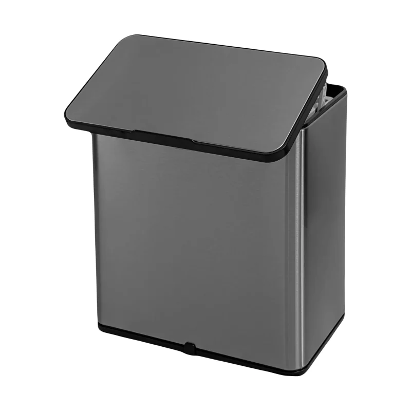 ESELLE HOME Abfalleimer – seitliche Ansicht mit geöffnetem Deckel